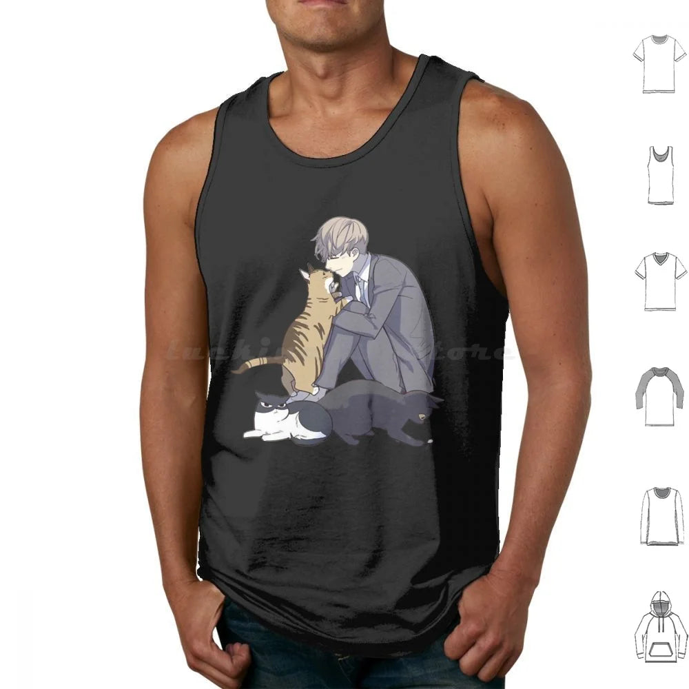 Eleceed Super Edition Manhwa Tank Top – Anime Artwork Sleeveless Vest | Summer Streetwear Shirt for Men