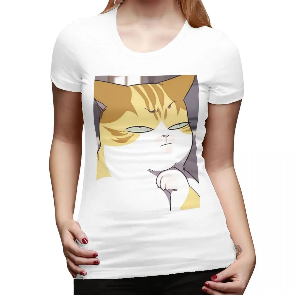 Eleceed Kayden Cat Form T-Shirt for Women – Aesthetic Anime Streetwear O-Neck Summer Graphic Tee