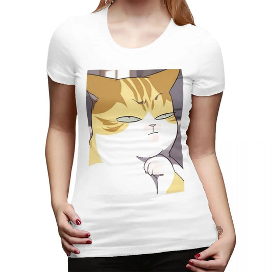 Eleceed Kayden Cat Form T-Shirt for Women – Aesthetic Anime Streetwear O-Neck Summer Graphic Tee