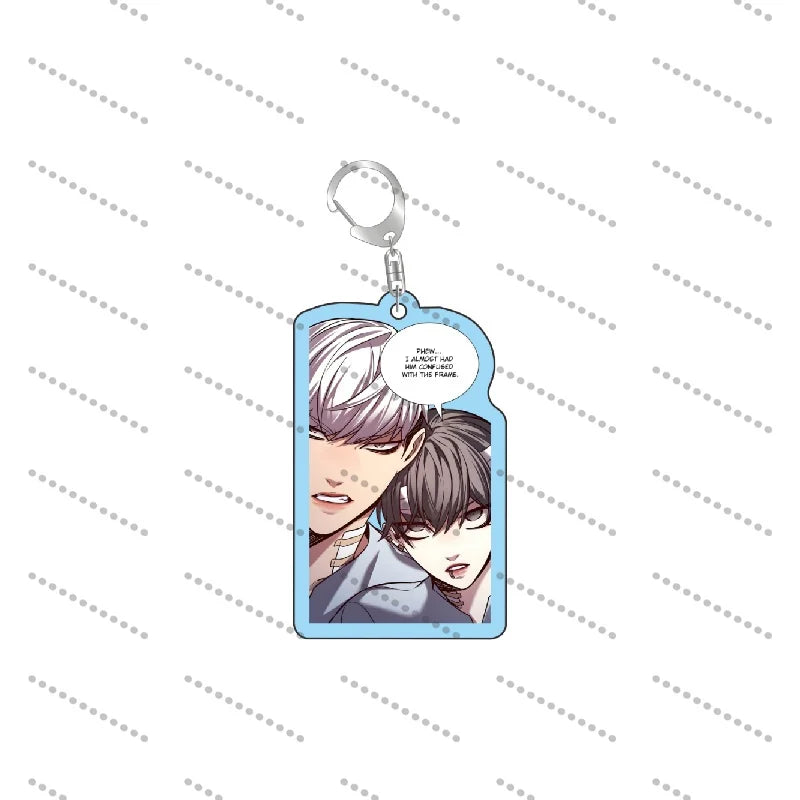 Eleceed Acrylic Keychains – Jiwoo Seo & Kayden Break Anime Pendant Keyrings for Bags, Phones & Keys