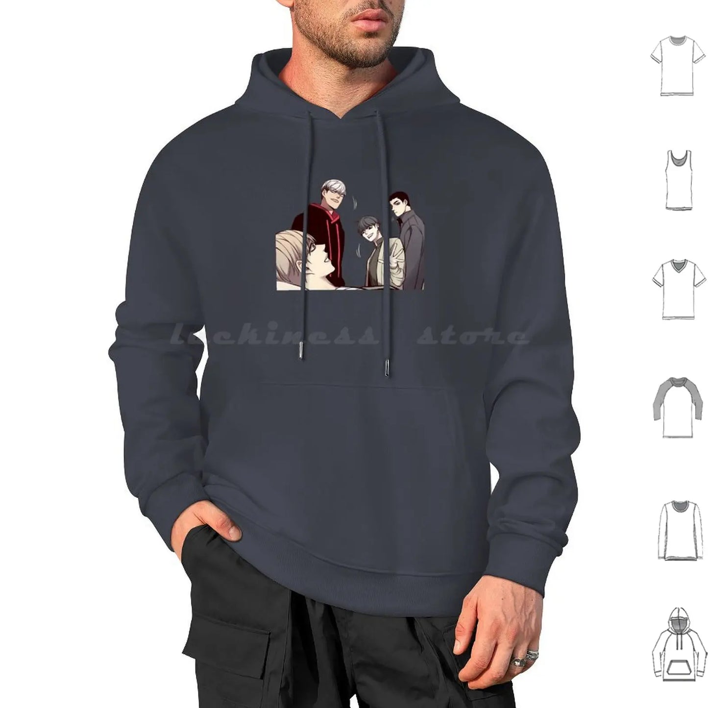 Eleceed Characters Special Edition 28 Hoodie – Premium Anime Long Sleeve Streetwear Pullover