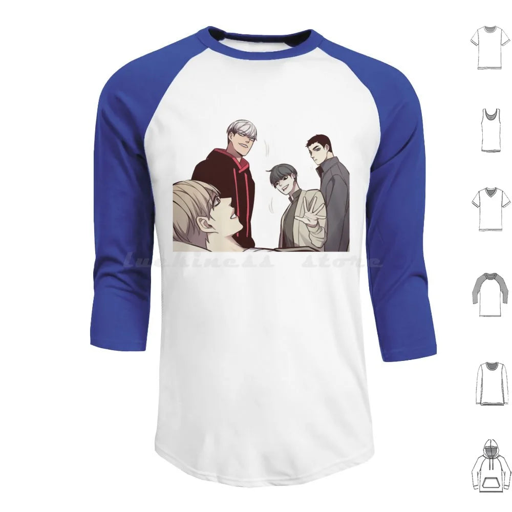 Eleceed Characters Special Edition 28 Hoodie – Premium Anime Long Sleeve Streetwear Pullover