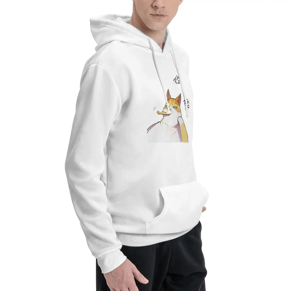 Kayden Break Bored Expression Hoodie – Eleceed Manhwa Anime Streetwear for Men