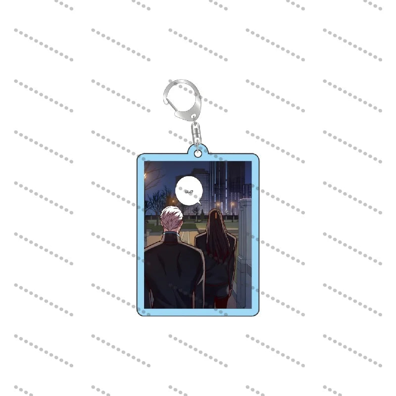 Eleceed Acrylic Keychains – Jiwoo Seo & Kayden Break Anime Pendant Keyrings for Bags, Phones & Keys