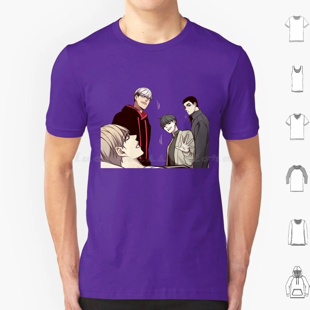 Camiseta Edición Especial 28 Personajes Eleceed – Camiseta unisex premium de anime de algodón Streetwear