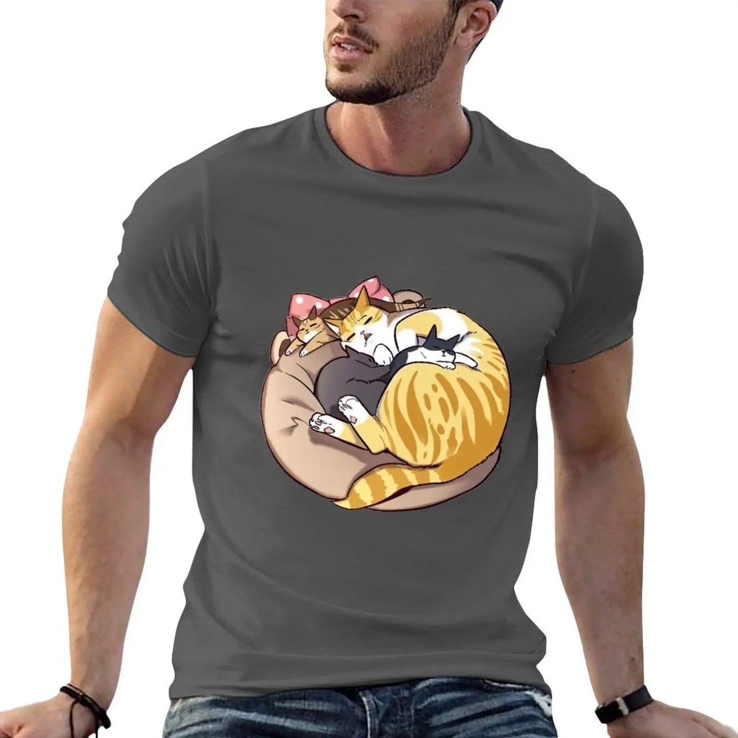 Kayden Gato Eleceed Diseño #4 Camiseta camisetas de diseño para hombre camisetas casual para hombre camiseta de diseño