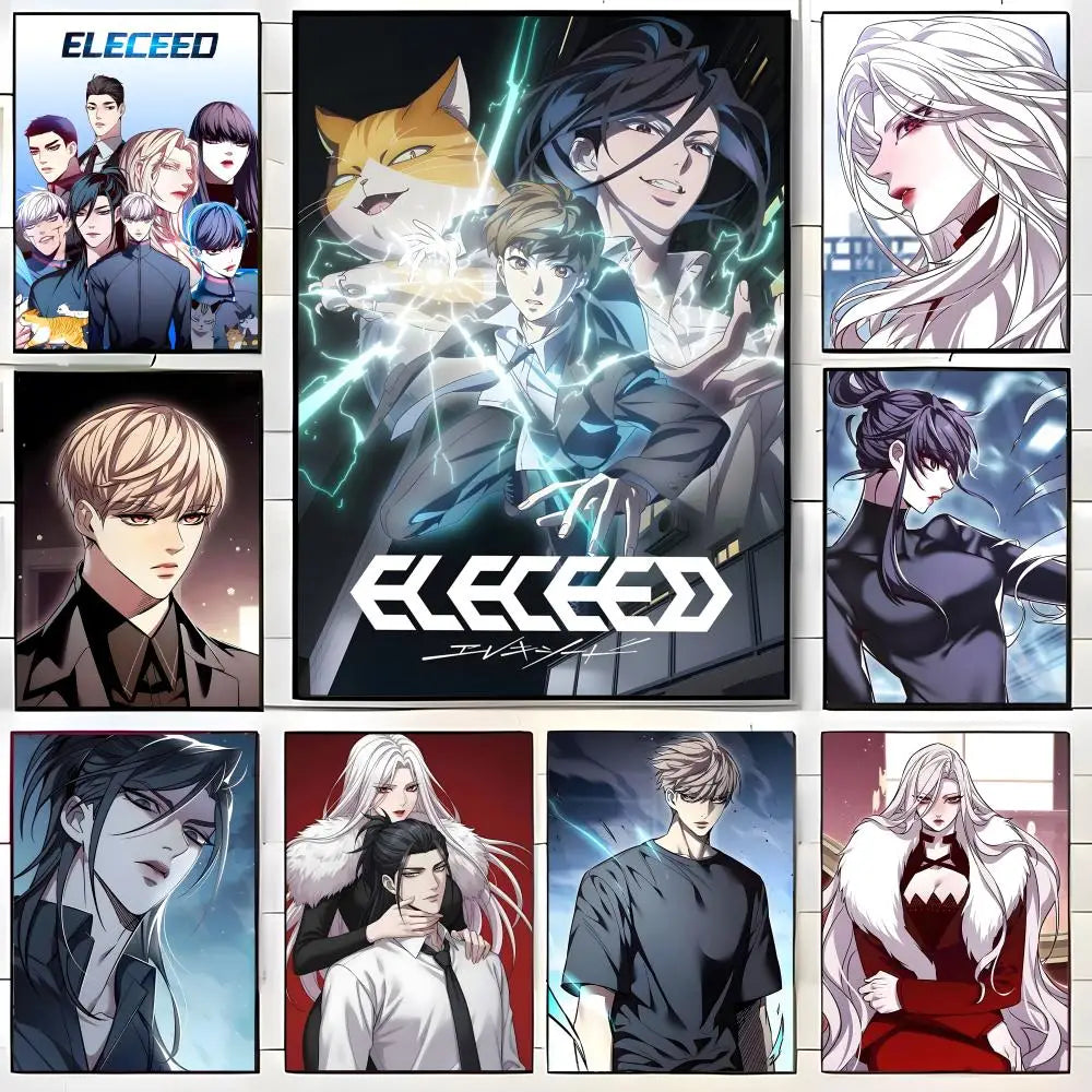 Eleceed Manhwa Wall Art Poster – Premium Anime Print for Home & Room Decor