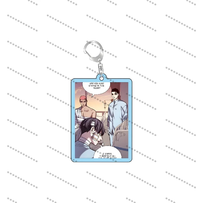 Eleceed Acrylic Keychains – Jiwoo Seo & Kayden Break Anime Pendant Keyrings for Bags, Phones & Keys