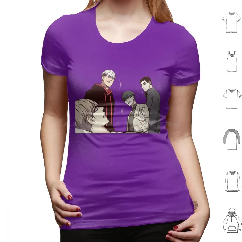 Camiseta Edición Especial 28 Personajes Eleceed – Camiseta unisex premium de anime de algodón Streetwear