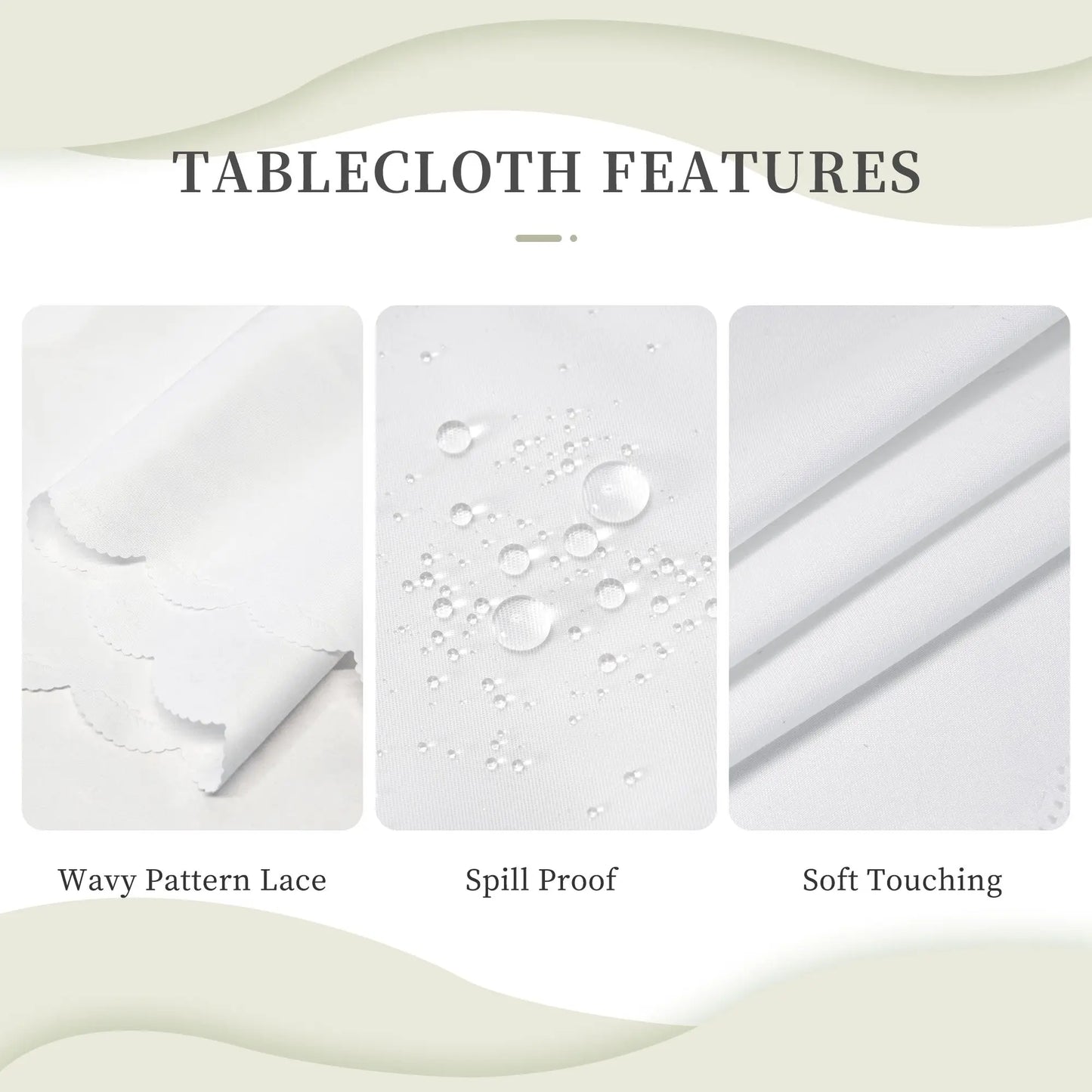 Eleceed Kayden Cat Form Waterproof Tablecloth – Rectangular Dining & Event Table Cover