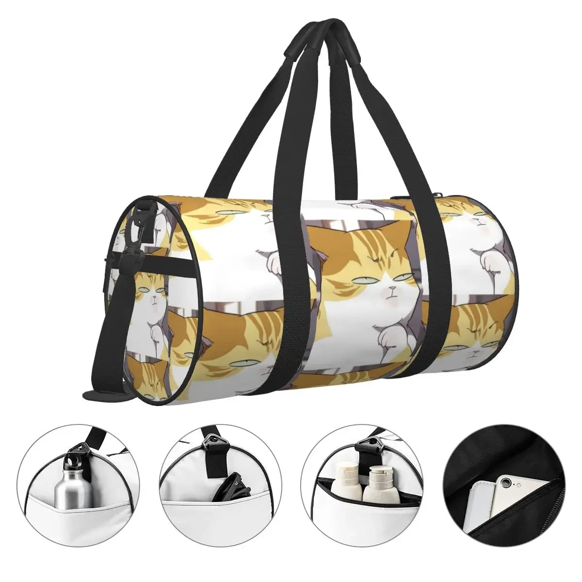 Eleceed Kayden Cat Form Large Waterproof Duffle Bag – Anime Gym & Travel Sports Bag