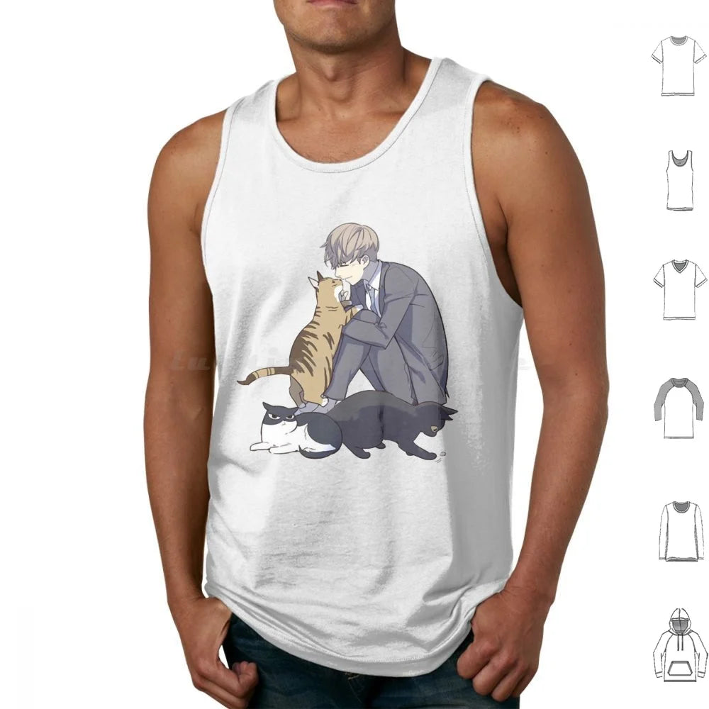 Eleceed Super Edition Manhwa Tank Top – Anime Artwork Sleeveless Vest | Summer Streetwear Shirt for Men