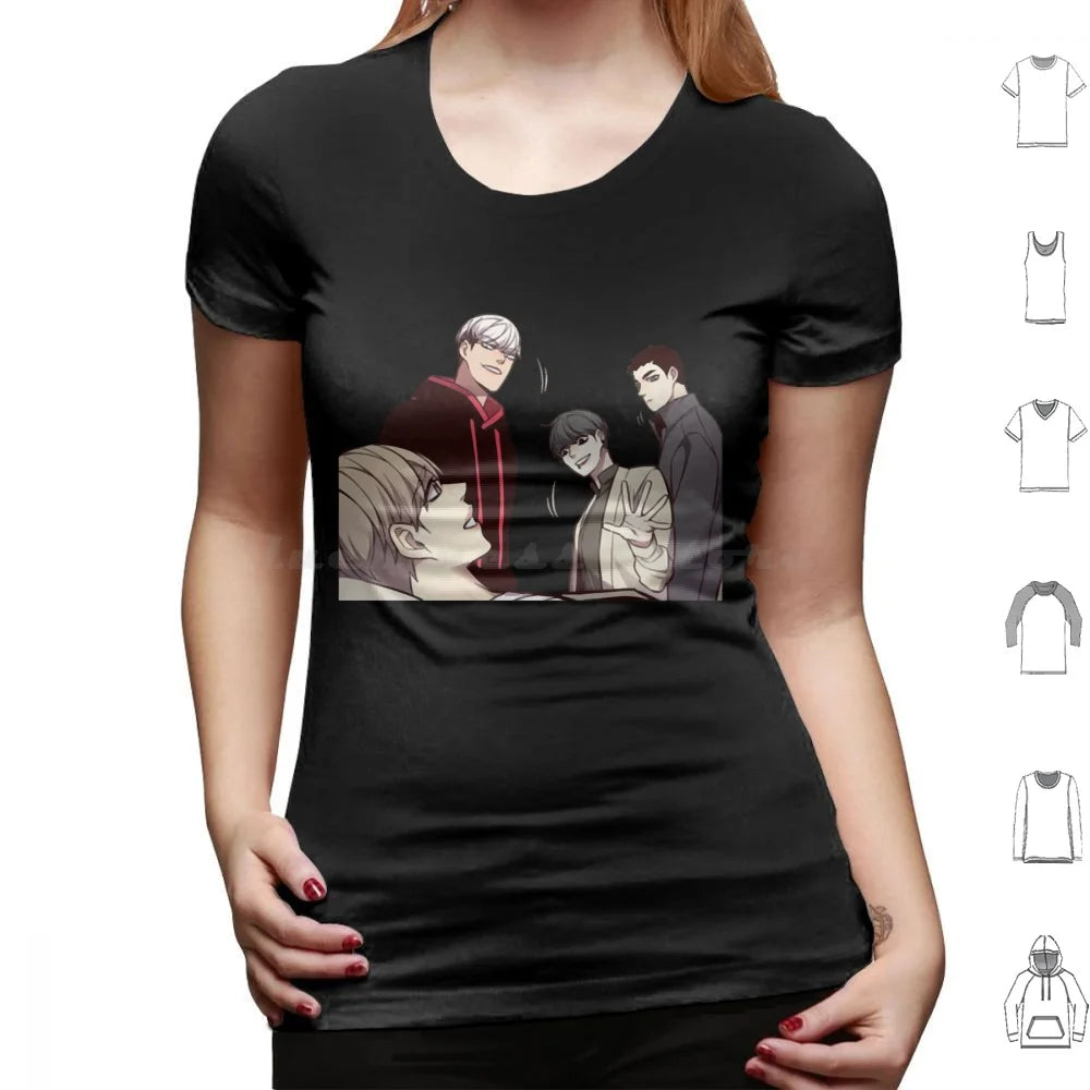 Camiseta Edición Especial 28 Personajes Eleceed – Camiseta unisex premium de anime de algodón Streetwear
