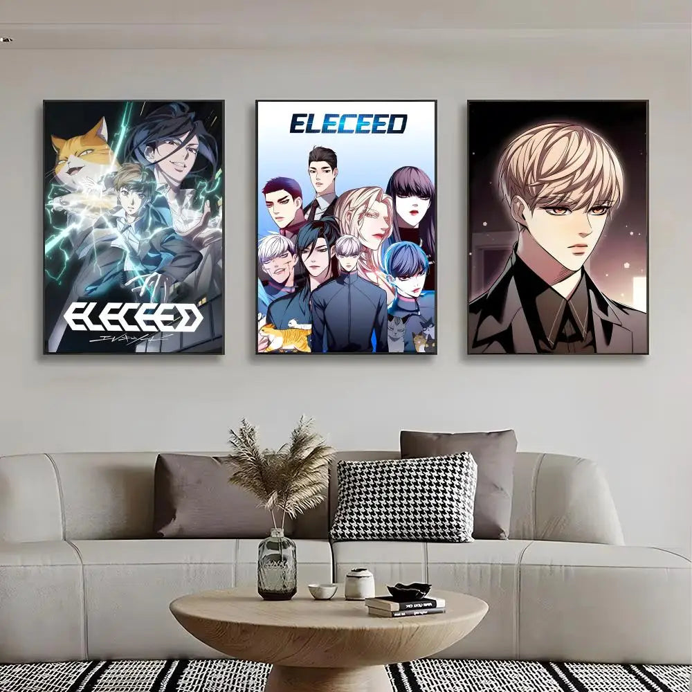 Eleceed Manhwa Wall Art Poster – Premium Anime Print for Home & Room Decor