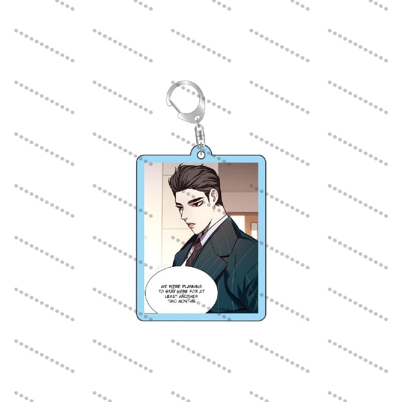 Eleceed Acrylic Keychains – Jiwoo Seo & Kayden Break Anime Pendant Keyrings for Bags, Phones & Keys