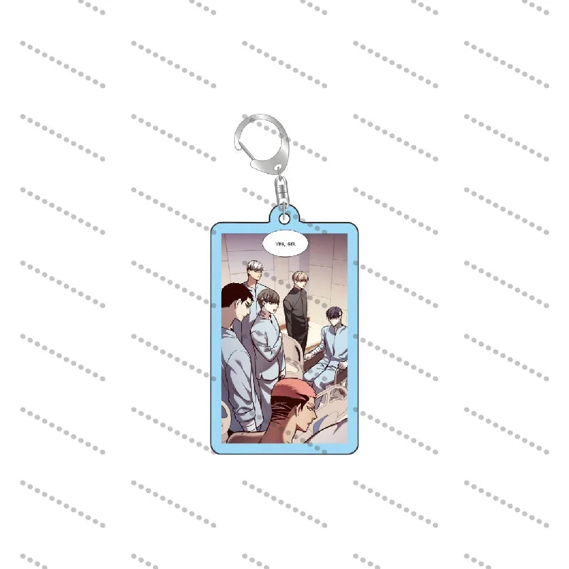 Eleceed Acrylic Keychains – Jiwoo Seo & Kayden Break Anime Pendant Keyrings for Bags, Phones & Keys