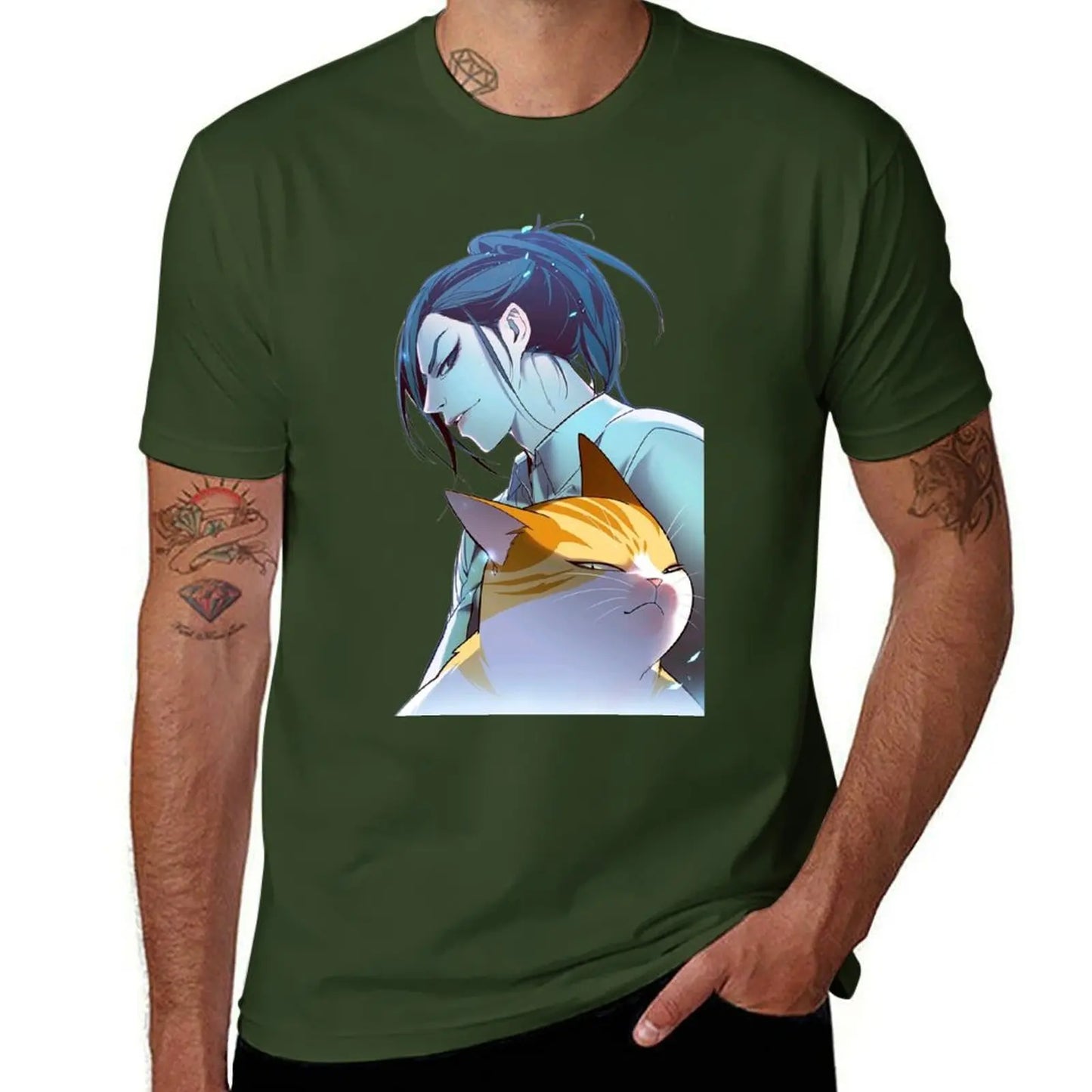 Eleceed Kayden T-Shirt – Vintage Anime Graphic Tee for Men | Aesthetic Kawaii Streetwear Shirt for Anime Fans