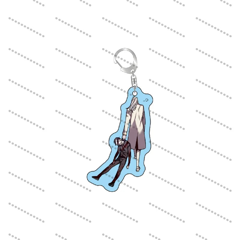 Eleceed Acrylic Keychains – Jiwoo Seo & Kayden Break Anime Pendant Keyrings for Bags, Phones & Keys