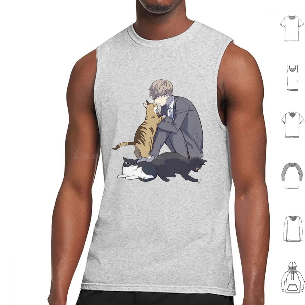 Eleceed Super Edition Manhwa Tank Top – Anime Artwork Sleeveless Vest | Summer Streetwear Shirt for Men